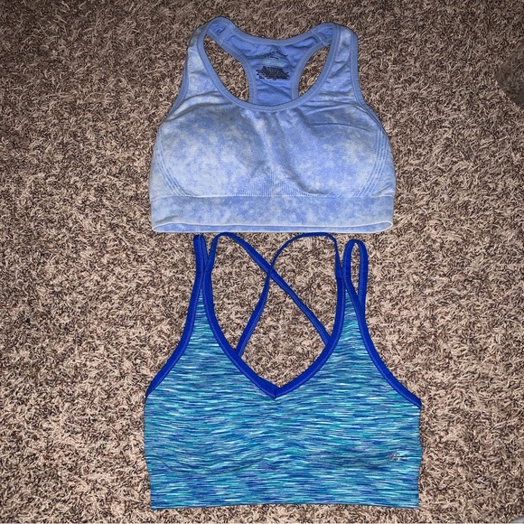 Two different blue sports bras - Picture 2 of 5